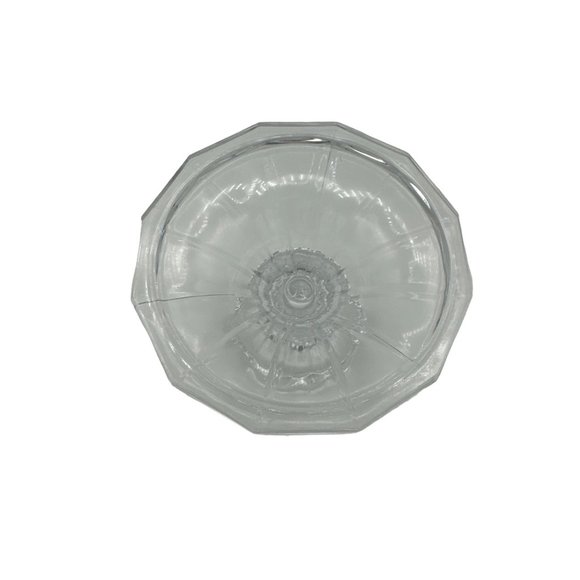 Vintage Mikasa Candle Stick Holder Large Clear Glass - Picture 5 of 5